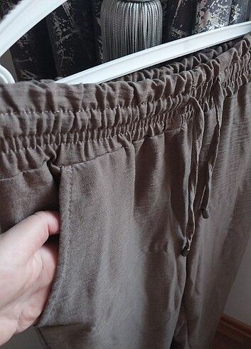 xl Beden Keten pantolon