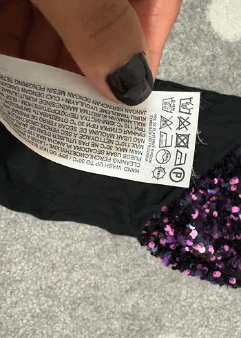 Kızlar için Parlak Mor Kısa Kollu Tişört - Görsel 6