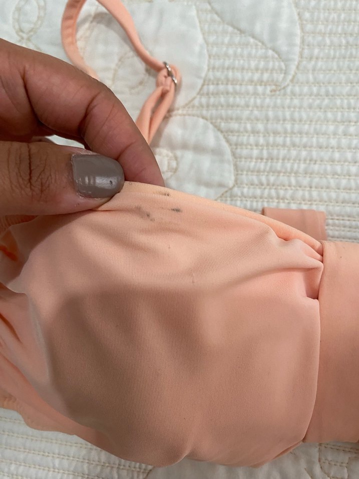 Bej Strappy Askılı Kadın Bikini Üstü - Görsel 2