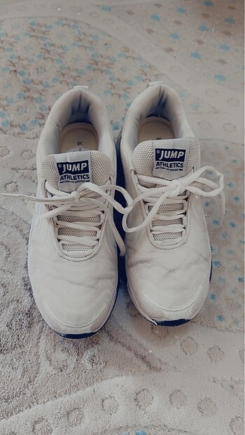 Beyaz air max spor ayakkabı