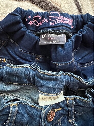 LC Waikiki Kız çocuk kot şort ve pantolon