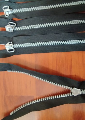 Metal Dişli Siyah Fermuar - Görsel 4