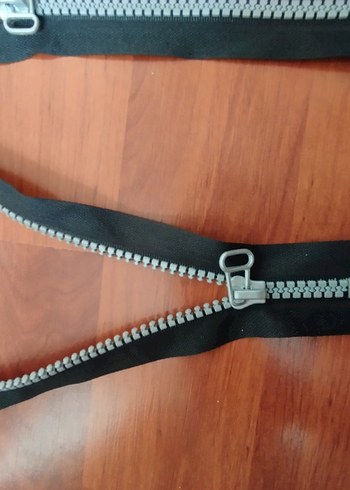 Metal Dişli Siyah Fermuar - Görsel 5