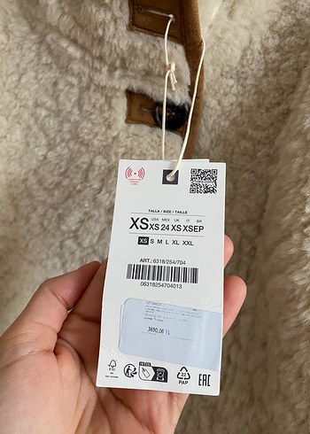 Bej Peluş Kadın Midi Ceket - Görsel 2