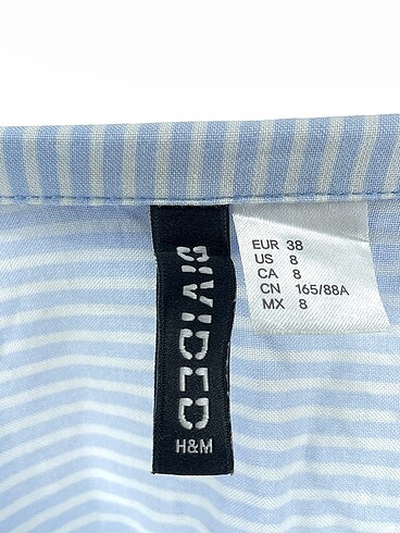 38 Beden mavi Renk H&M Gömlek %70 İndirimli.