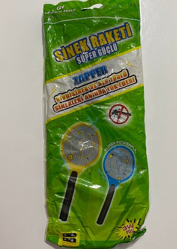 Mavi Renkli Elektrikli Sinek Öldürücü Raket - Görsel 3