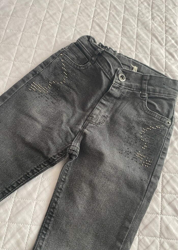 3-4 yaş kot pantolon - Görsel 2