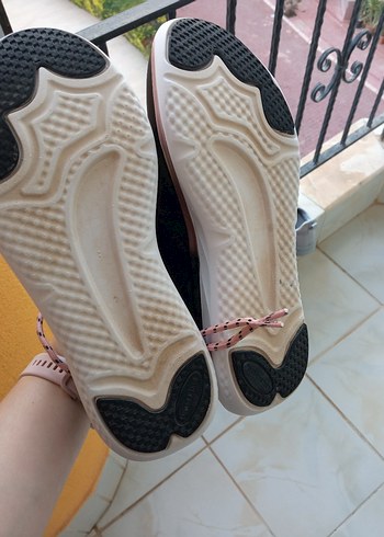 Pembe Yılan Desenli Bağcıklı Spor Kadın Sneakers - Görsel 5