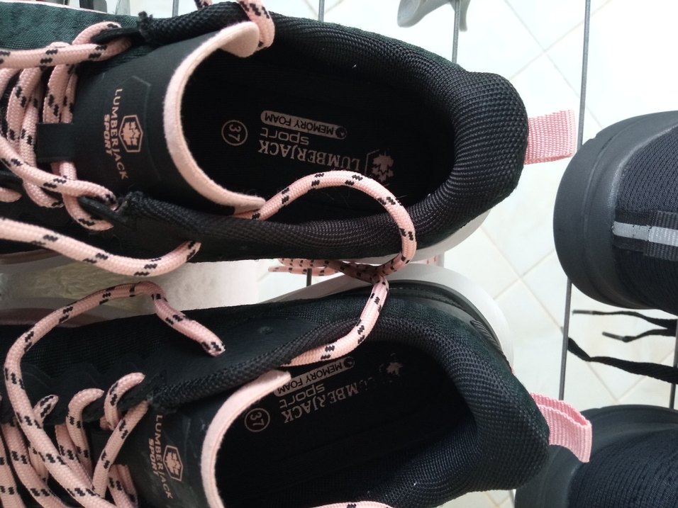 Pembe Yılan Desenli Bağcıklı Spor Kadın Sneakers - Görsel 3