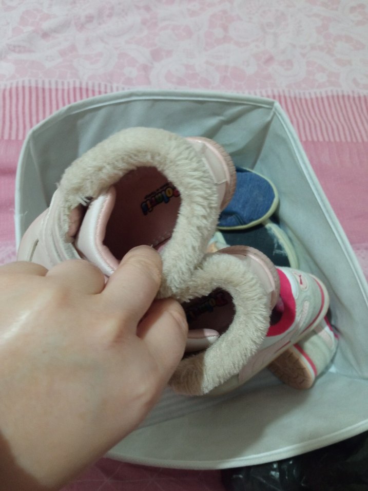 Kız Çocuk Beyaz Cırt Cırtlı Sneaker - Görsel 2