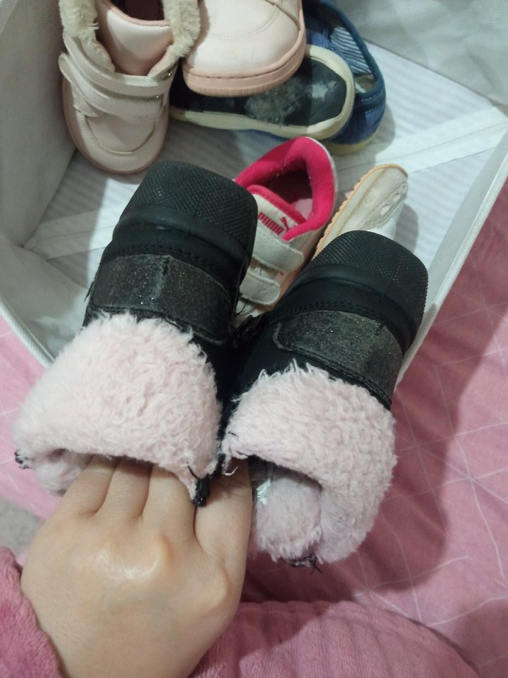 Kızlar için Pembe Kürklü Lastik Botlar - Görsel 3