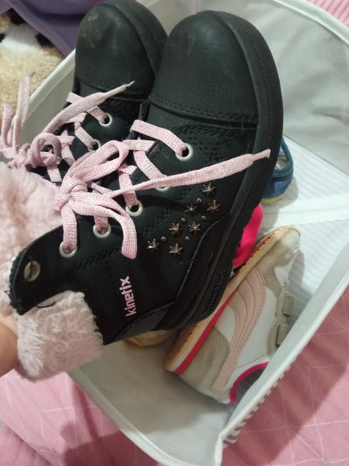 Kızlar için Pembe Kürklü Lastik Botlar - Görsel 2