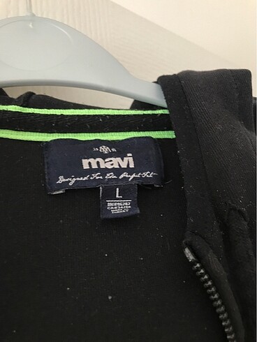 Mavi Jeans mavi kapüşonlu hırka kadın/erkek