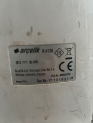 Beden Arçelik şarjlı süpürge