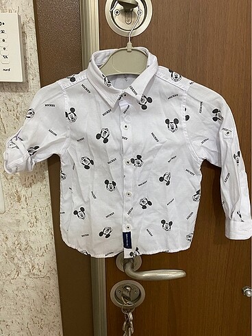Erkek Çocuk Mickey Mouse Gömlek