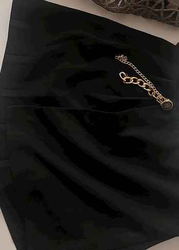 Zincir Detaylı Siyah Gotik Kadın Body Zinciri - Görsel 3