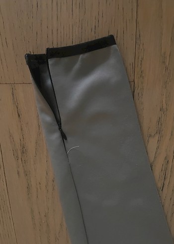 Gri Fermuarlı Erkek Spor Eşofman Altı - Görsel 3