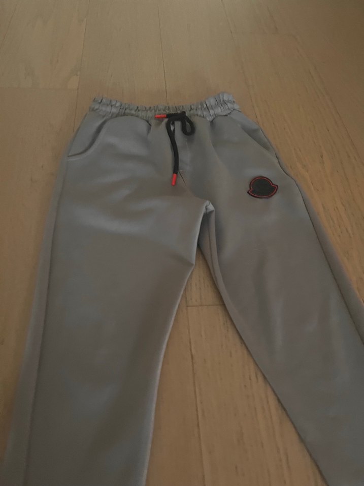 Gri Fermuarlı Erkek Spor Eşofman Altı - Görsel 2