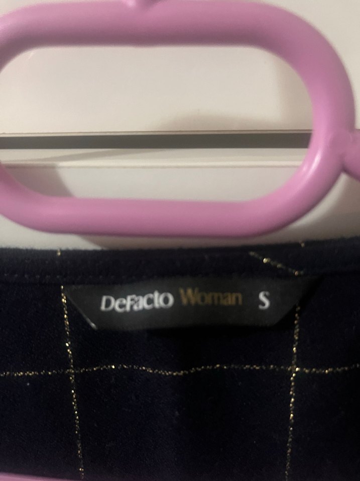 Defacto s beden Düğmeli Lacivert Kadın Ceket - Görsel 4