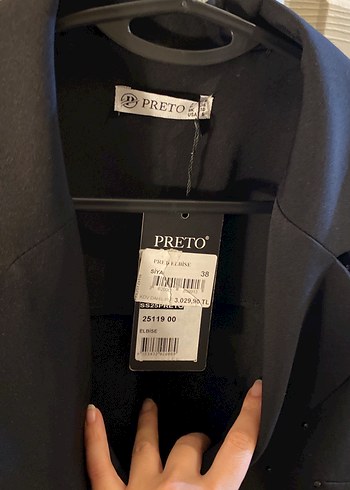 Siyah Kadın Ceket Elbise - Görsel 4