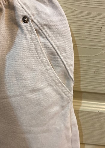 Beyaz mom jean - Görsel 4