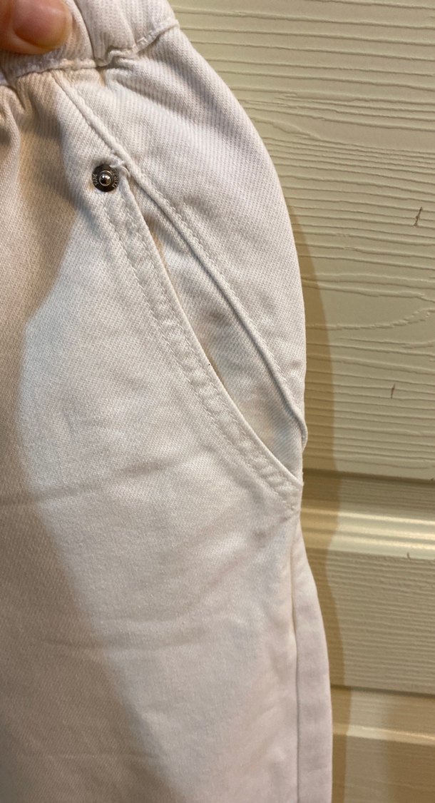 Beyaz mom jean - Görsel 4