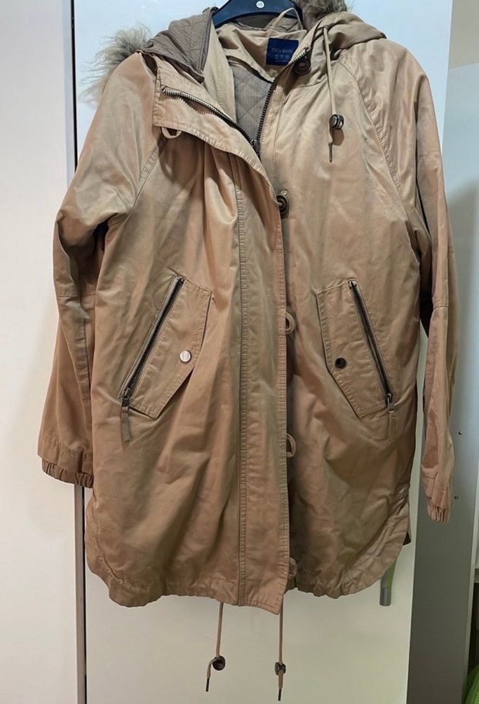 Zara midi parka kaban - Görsel 2
