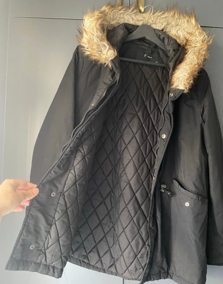 Siyah LTB kadın kaban - Görsel 2