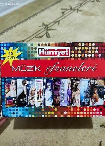 Müzik efsaneleri 10 DVD 