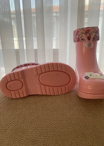 26 Beden Kız Çocuk Pembe yağmur çizmesi