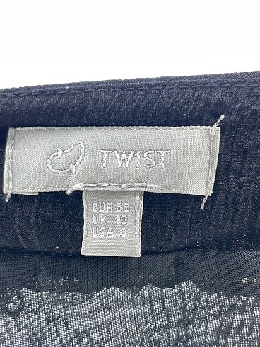 38 Beden siyah Renk Twist Düz Kesim %70 İndirimli.
