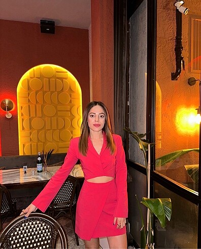 Zara ceket elbise