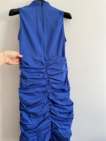 xs Beden Zara drapeli elbise