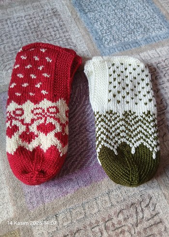 kışlık kadın patik 2 şer çift olarak satış yapılır tanesi 400 - Görsel 2