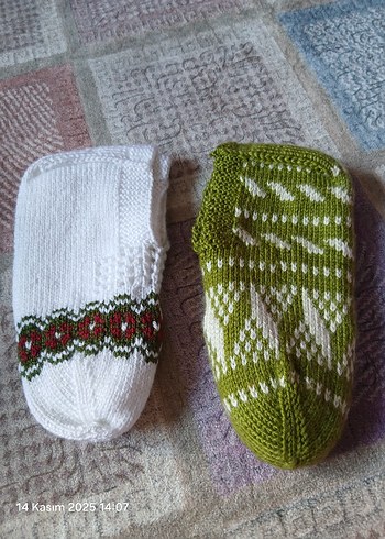 kışlık kadın patik 2 şer çift olarak satış yapılır tanesi 400 - Görsel 4