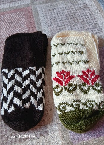 kışlık kadın patik 2 şer çift olarak satış yapılır tanesi 400 - Görsel 6