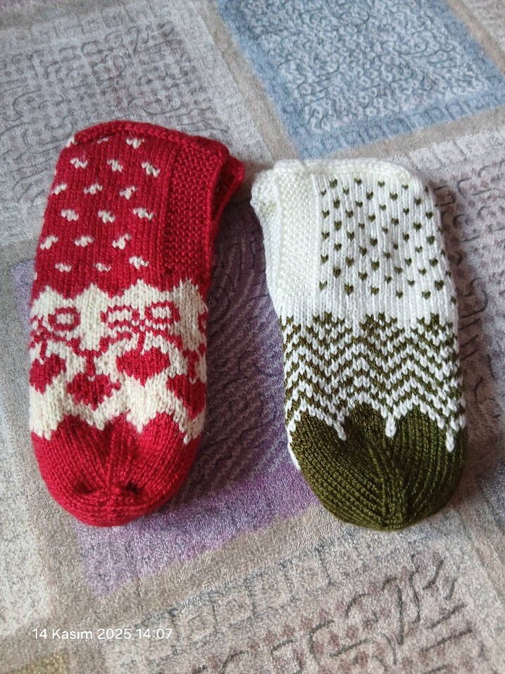 kışlık kadın patik 2 şer çift olarak satış yapılır tanesi 400 - Görsel 2