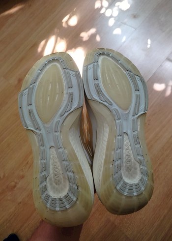 Adidas Boost Beyaz Elastik Bağcıklı Spor Ayakkabı - Görsel 9