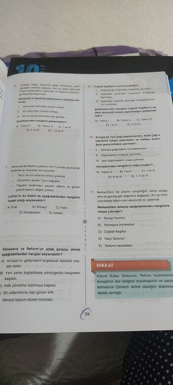11.SINIF BİLGİ SARMALI TARİH SORU BANKASI