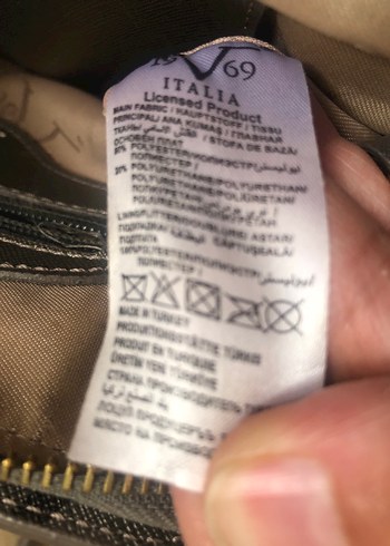 Mango Gri Yılan Desenli Deri Kadın Çanta