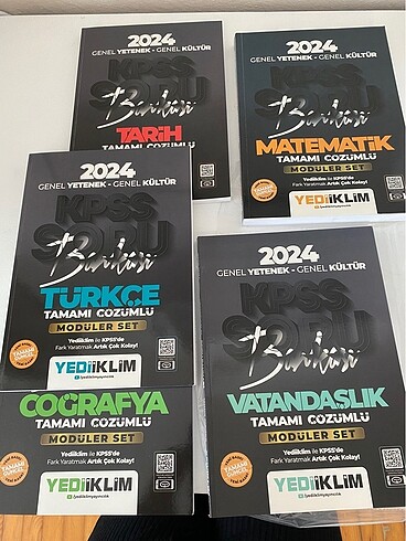 Yediiklim Kpss kitapları