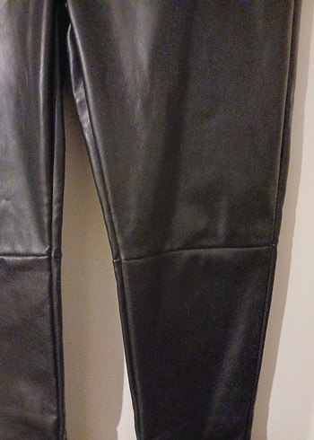 Defacto Deri Kadın Dar Kesim Pantolon - Görsel 2