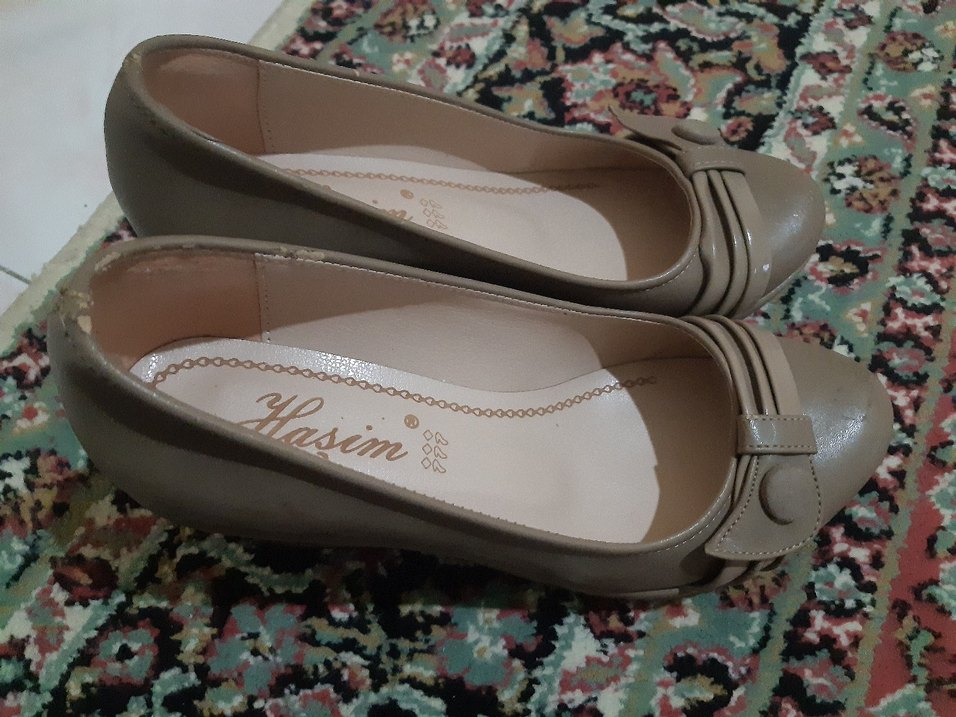 Bej Kadın Dolgu Topuklu Ayakkabı - Görsel 2