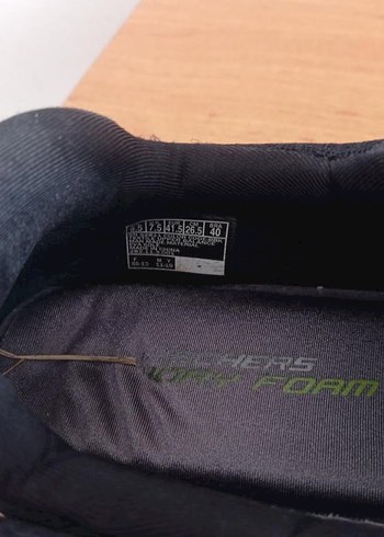 Skechers Skechers Siyah Elastik Bağcıklı Spor Ayakkabı