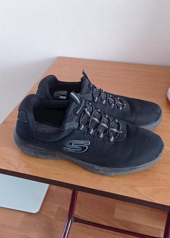 Skechers Siyah Elastik Bağcıklı Spor Ayakkabı
