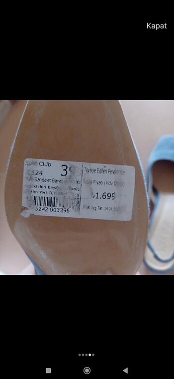 39 Beden mavi Renk Stiletto