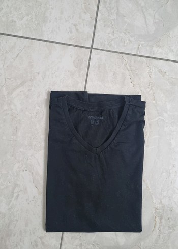 LC Waikiki Siyah Çocuk V Yaka Atlet - Görsel 2