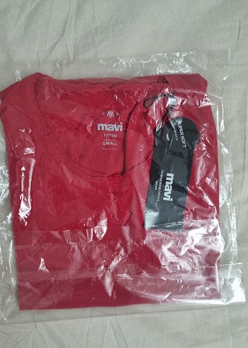 Kırmızı Pamuklu Erkek Tişört - Görsel 5