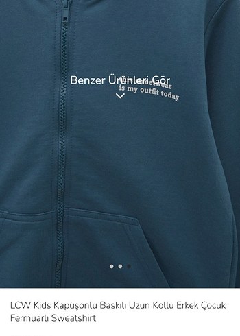 LCW Kids Erkek Çocuk Fermuarlı Sweatshirt - Görsel 3