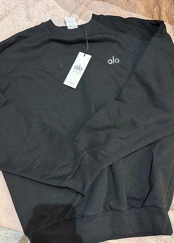 Diğer Alo Siyah Bisiklet Yaka Sweatshirt